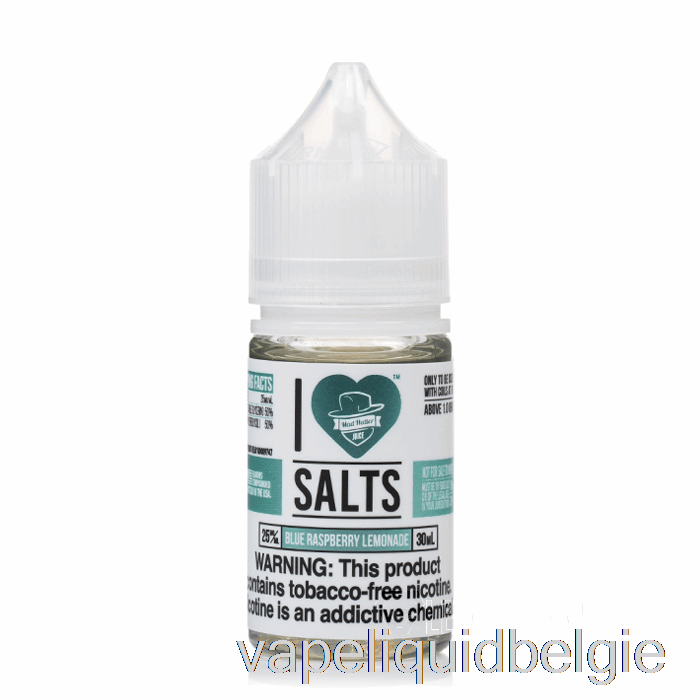 Vape België Blauwe Frambozenlimonade - Ik Hou Van Zouten - 30ml 25mg